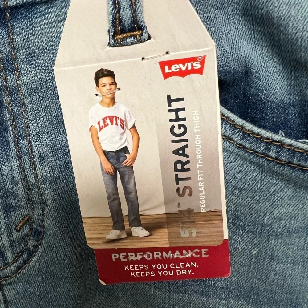 LEVI’S 514 STRAIGHT JEANS REGULAR FIT THROUGH THIGH/ADJUSTABLE WAISTBAND  16 REG